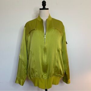 Chartreuse Silk Jacket